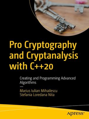 cover image of Pro Cryptography and Cryptanalysis with C++20